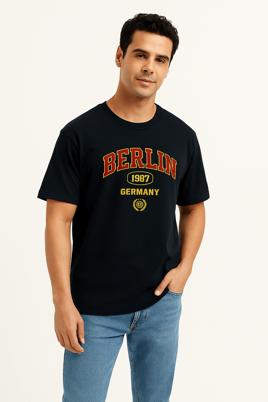 BERLIN – Unisex Oversized Classic T-Shirt | Euro Streetwear Edit - Not Basic Co.