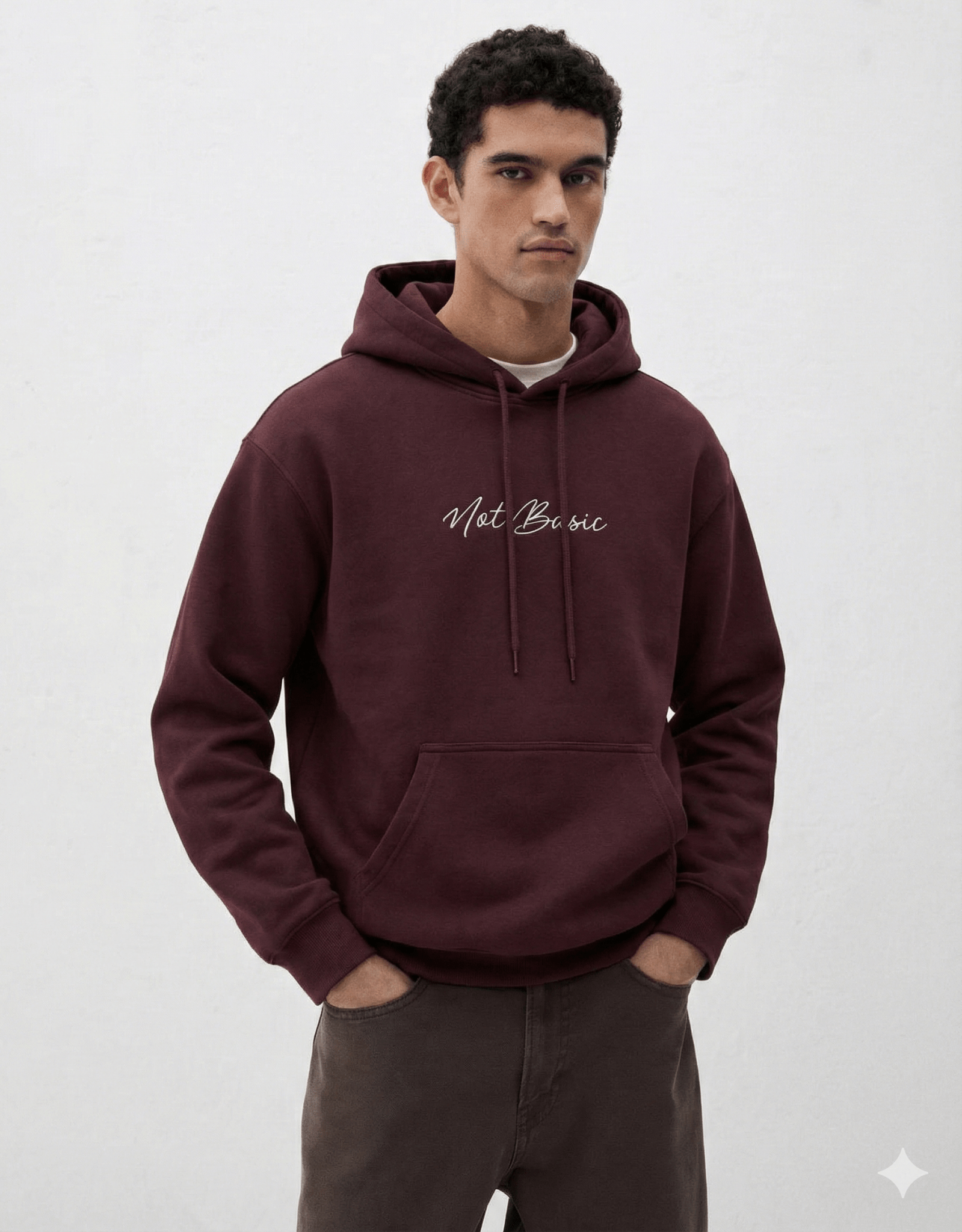 Not Basic Unisex Oversized Hoodie – Premium 300 GSM | Winter Streetwear 2025 - Not Basic Co.