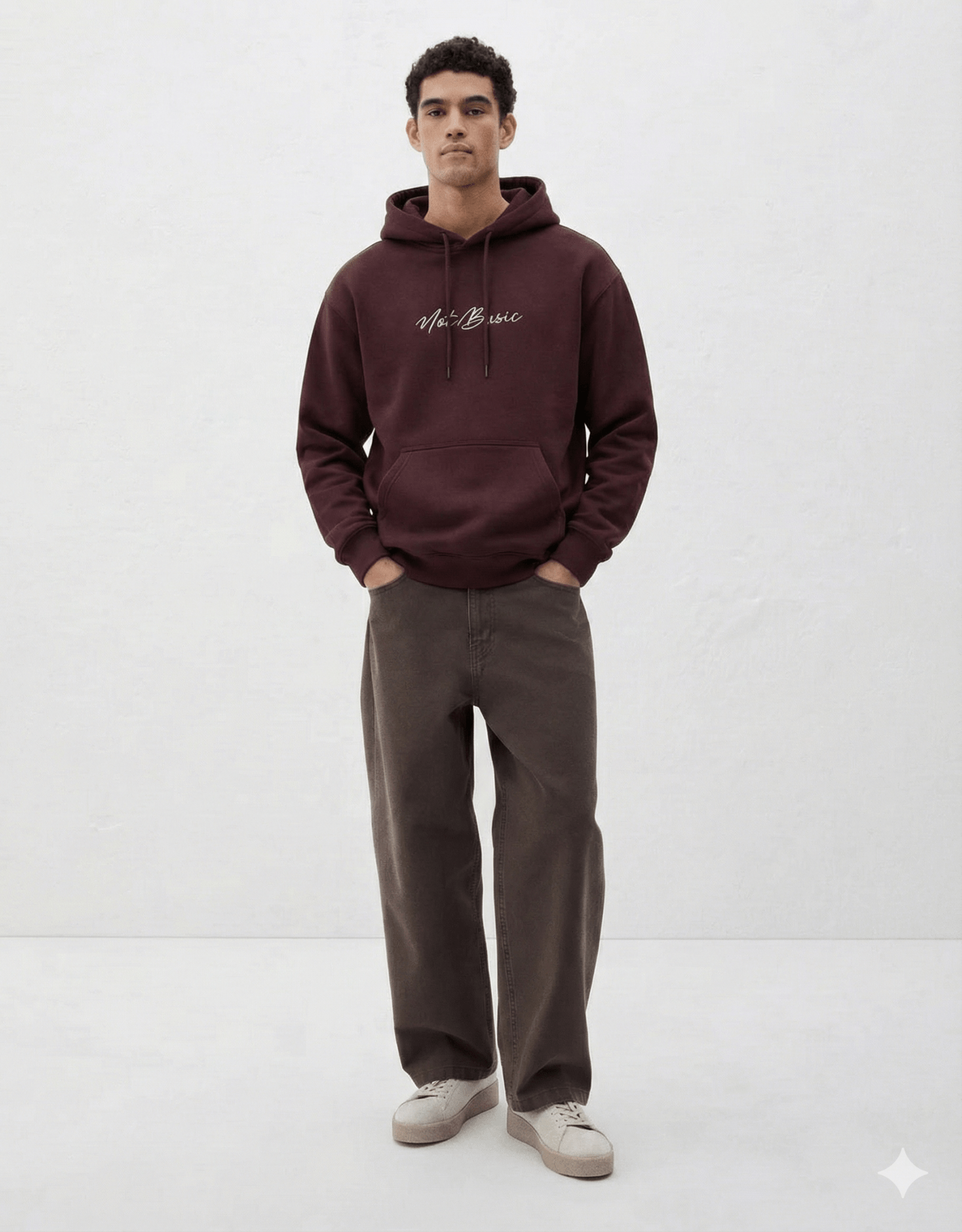 Not Basic Unisex Oversized Hoodie – Premium 300 GSM | Winter Streetwear 2025 - Not Basic Co.