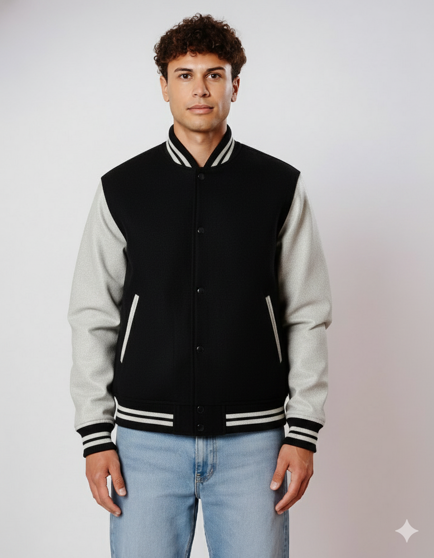 Not Basic Premium Varsity Jacket